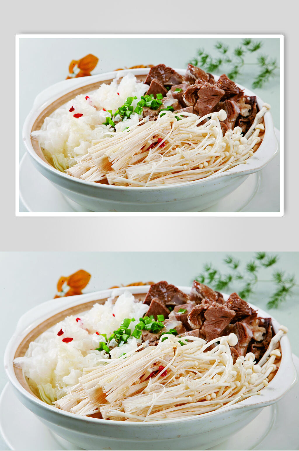 砂煲羊肉食物摄影图片素材
