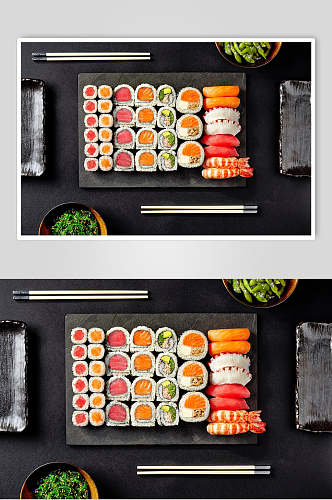 精致大气寿司食物图片