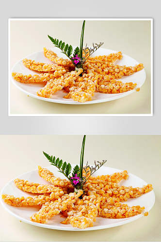 黄金玉米酪美食图片