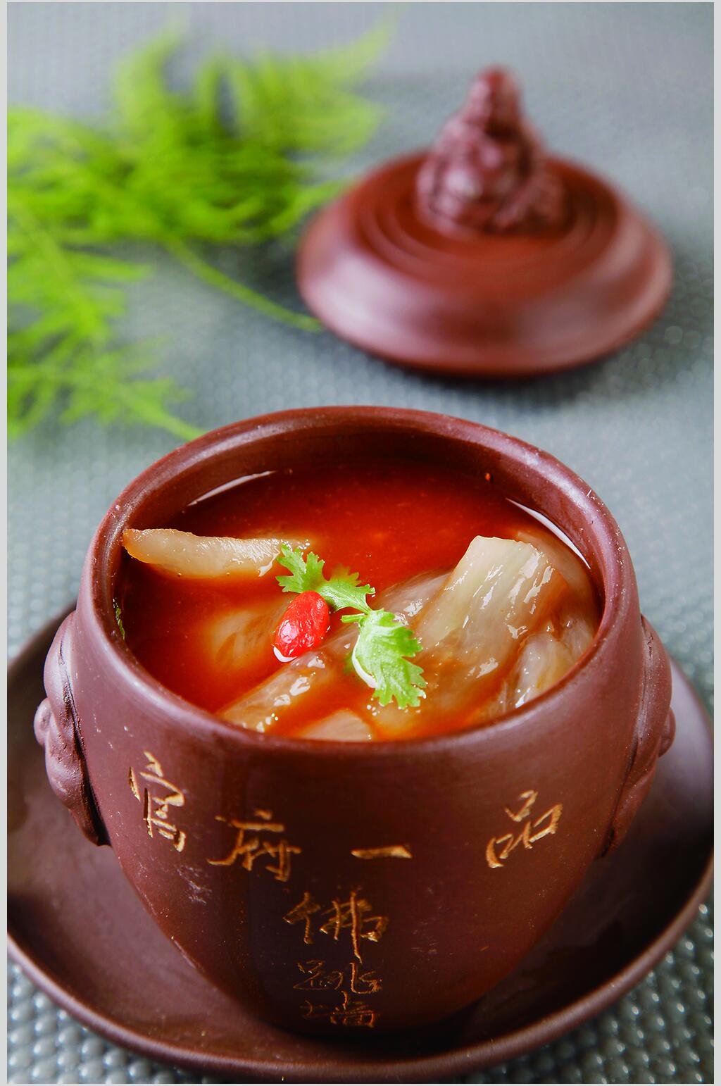 紫砂焖鹿筋食物摄影图片素材