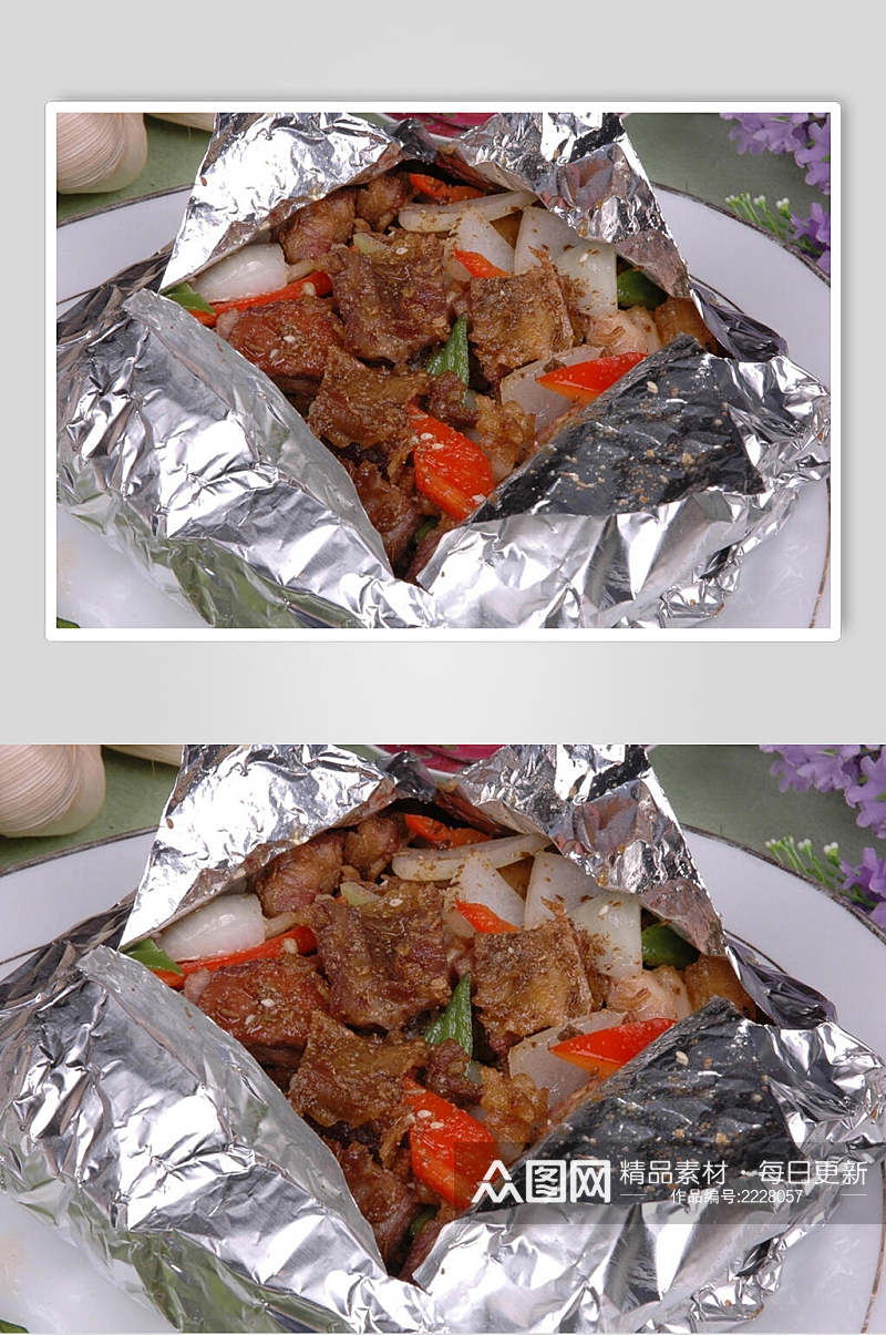 新疆纸包肉食物摄影图片素材