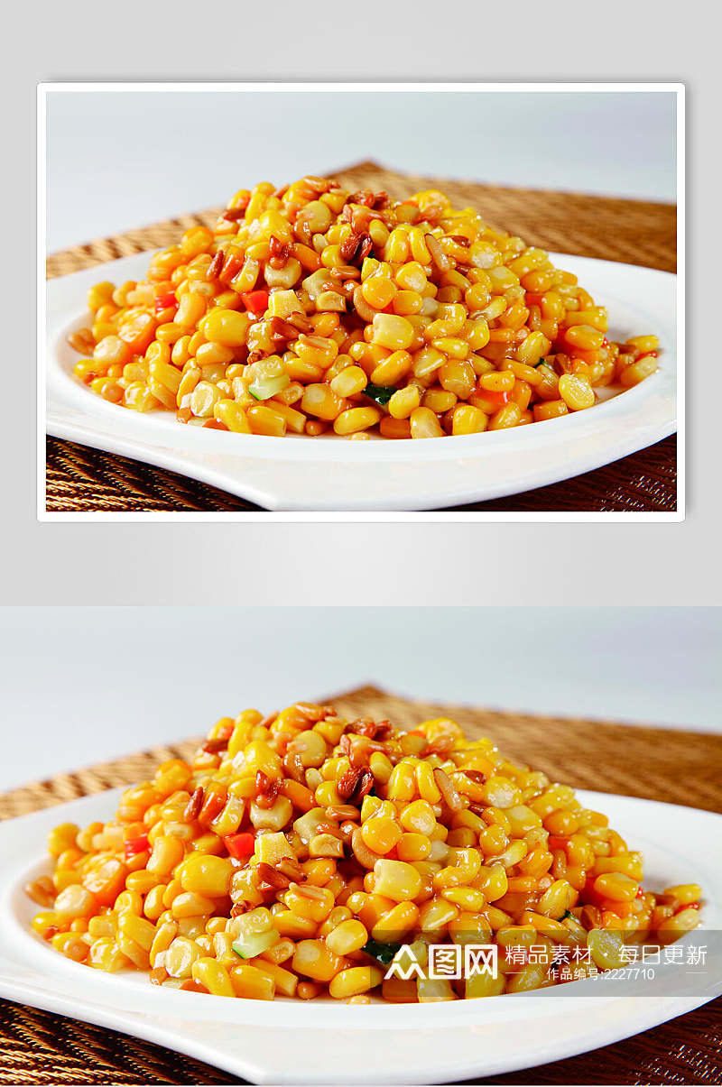 松仁玉米食物图片素材