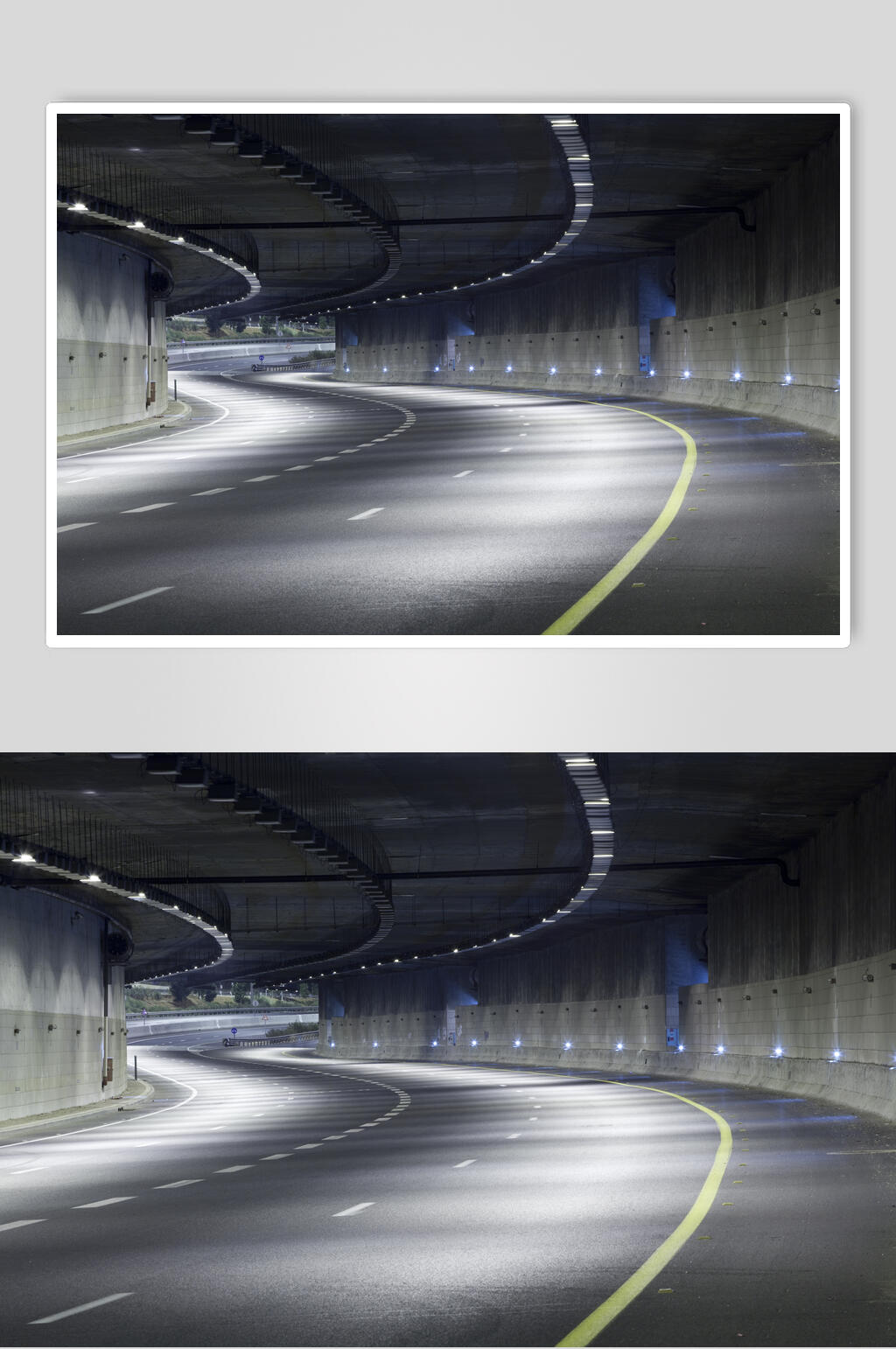 弯道隧道公路马路图片素材