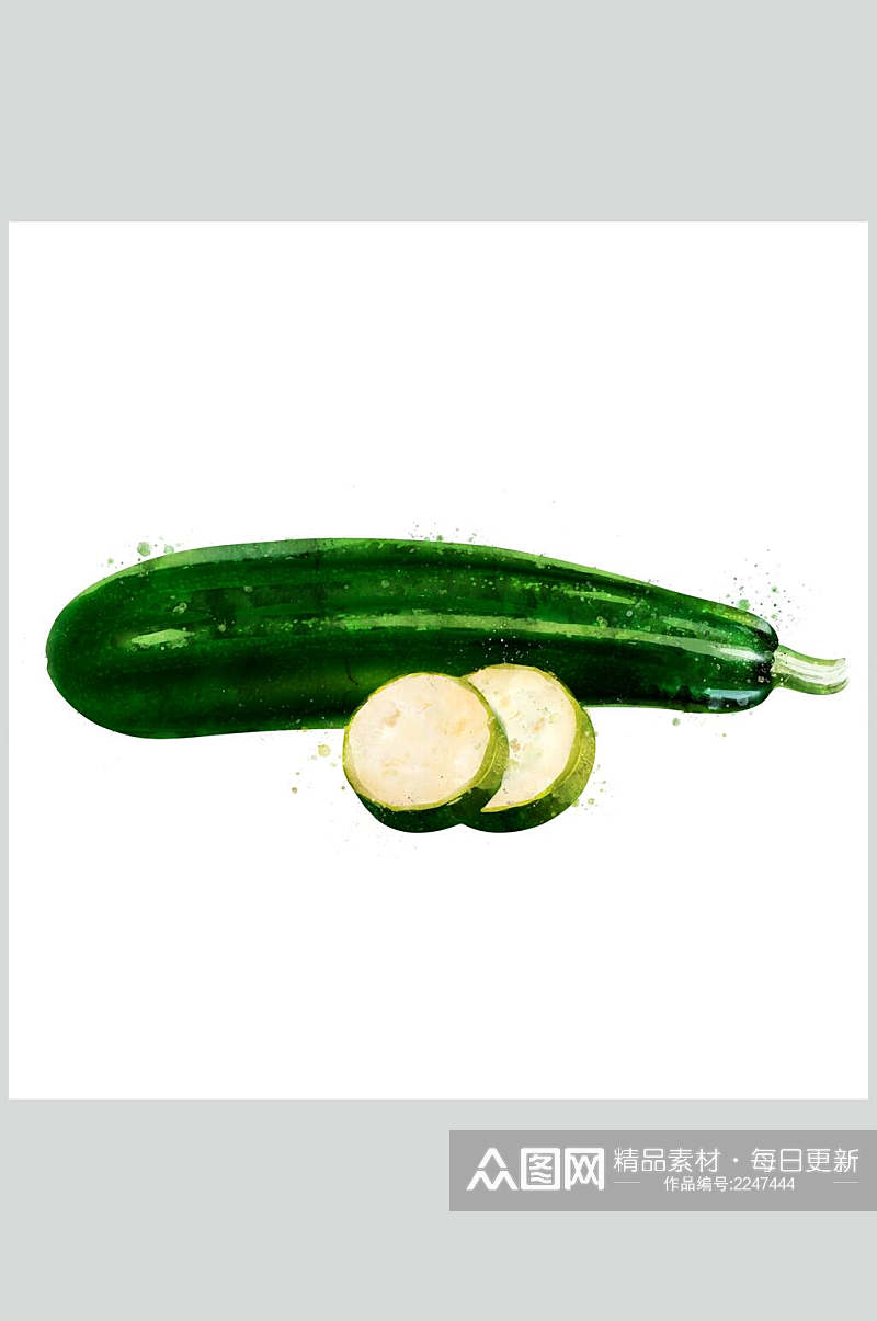 有机嫩南瓜蔬果食品图片素材