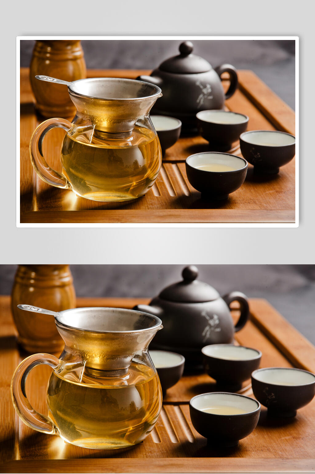文艺茶具泡茶摄影图片素材