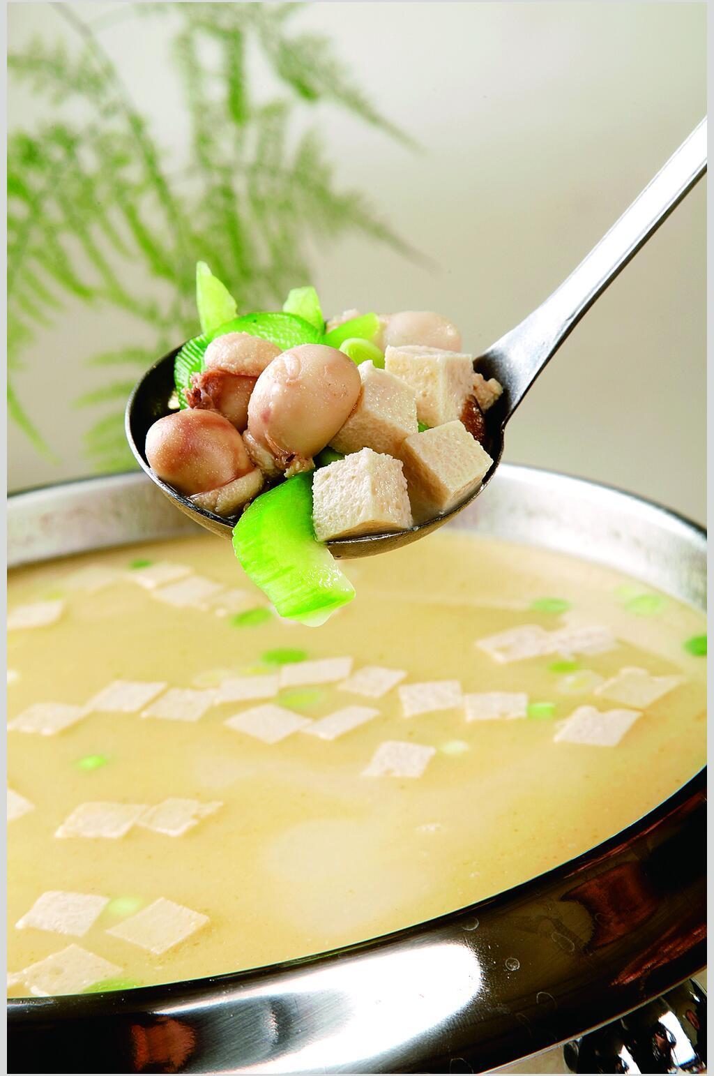 滋补鸡腰汤食物摄影图片素材