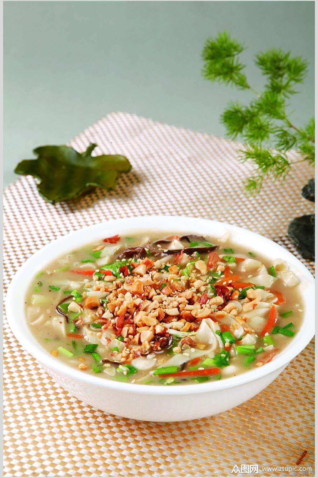 糊涂面食物摄影图片素材