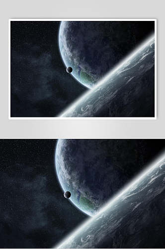 梦幻星际星空星球海报背景