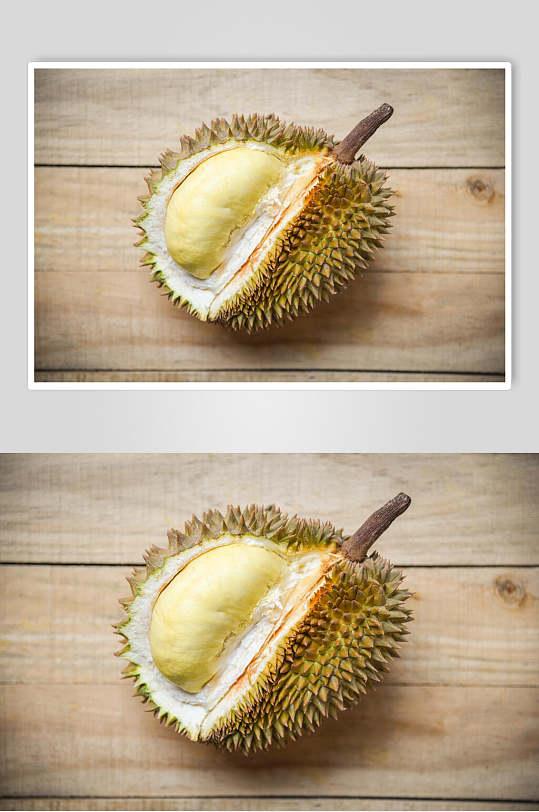 鲜香美味榴莲水果食品高清图片