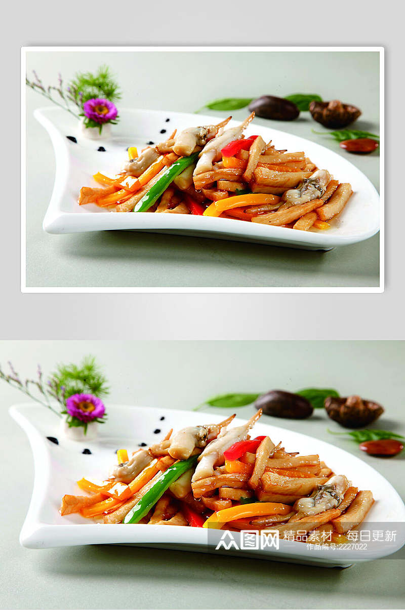 泰椒百灵炒圣子食品图片素材