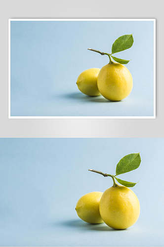 清新黄柠檬水果食品高清图片