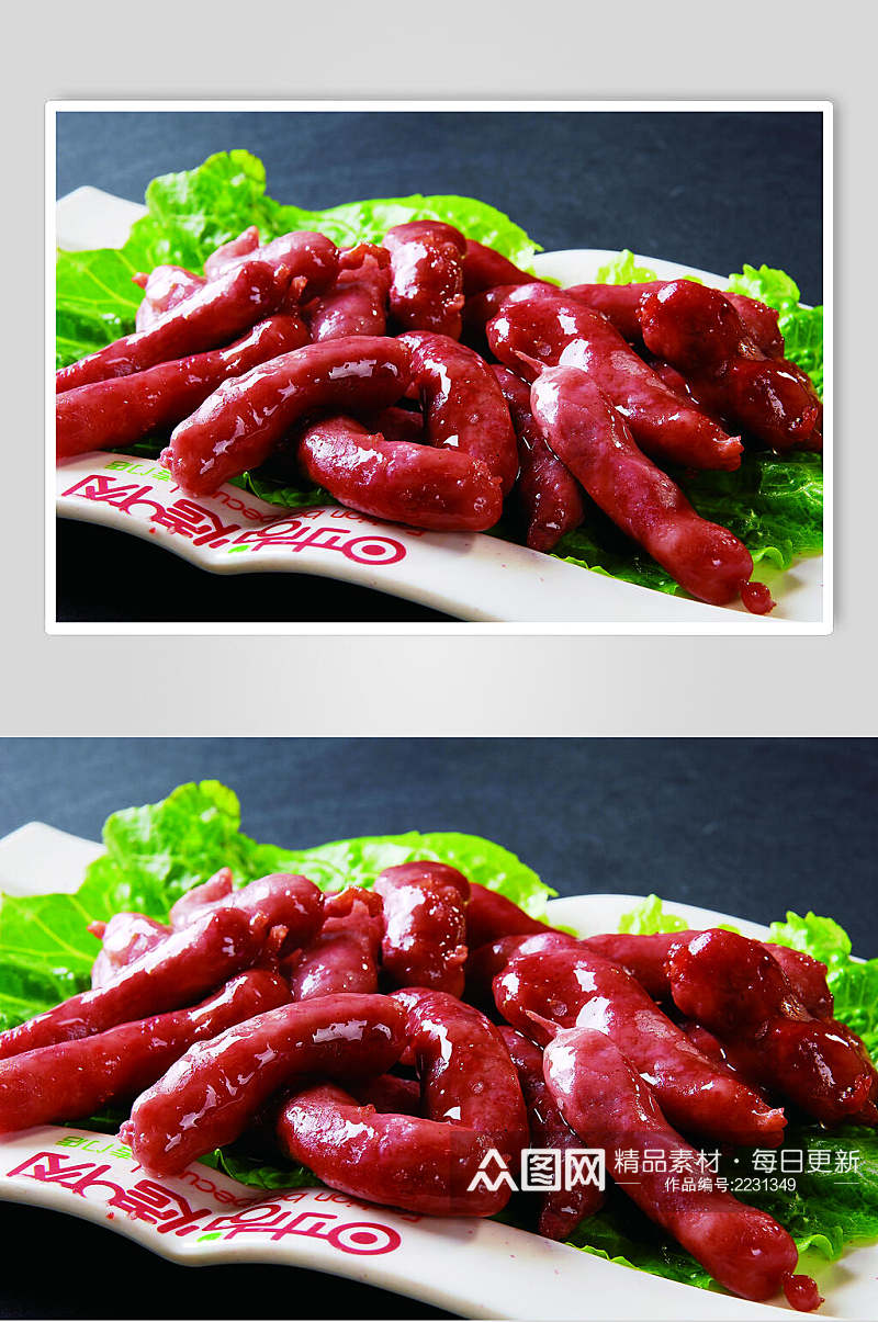 韩式风味肠餐饮图片素材