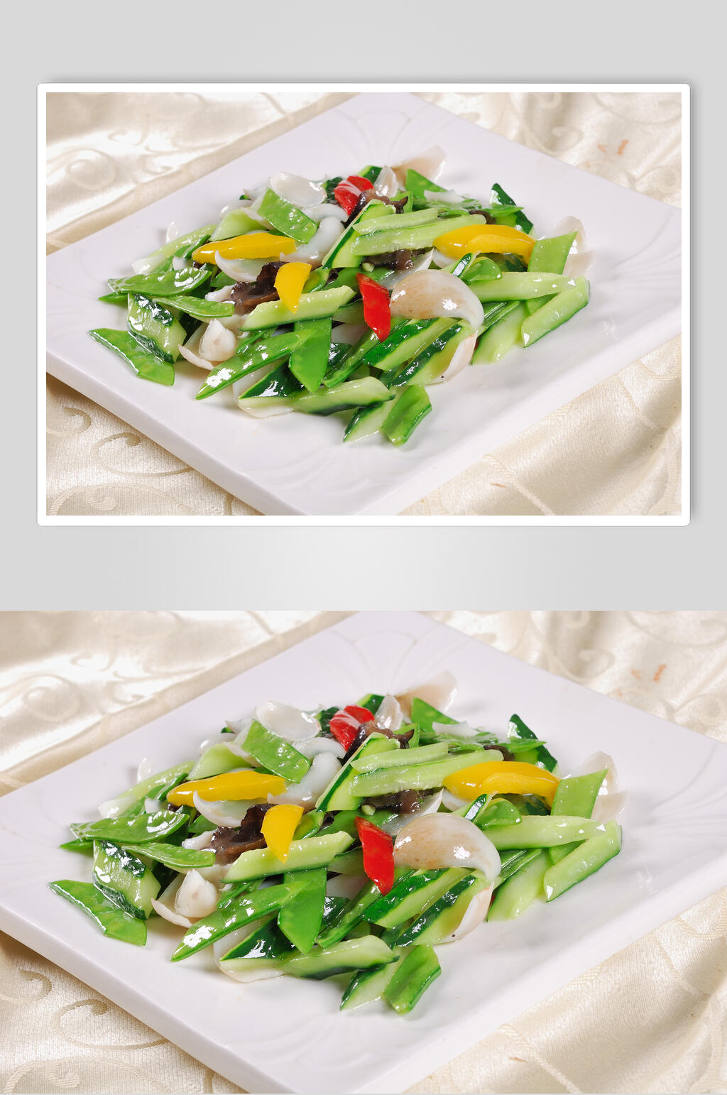 清爽小炒食物摄影图片素材