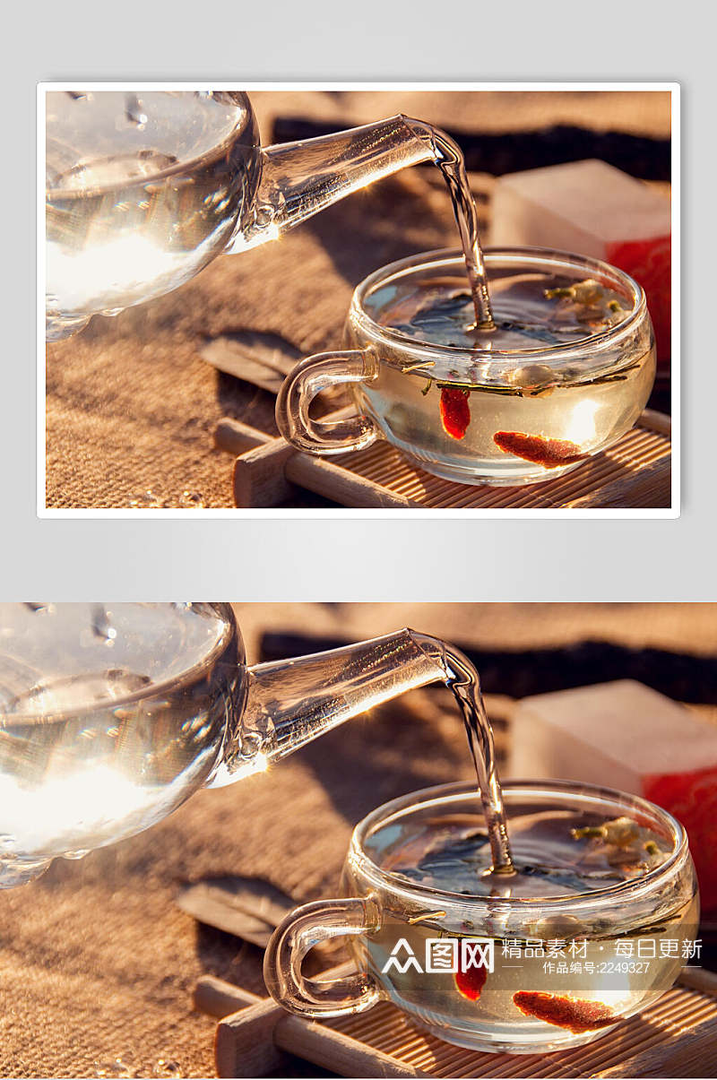 玻璃透明茶具泡茶食品图片素材