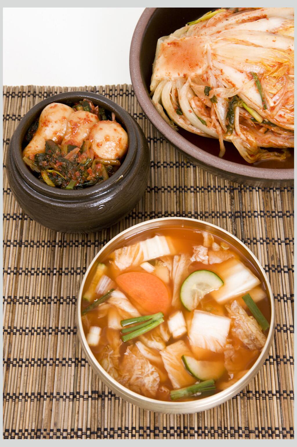 健康美味泡菜食品高清图片素材