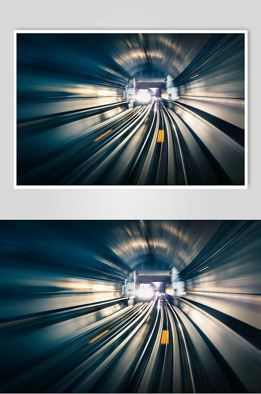 隧道内部公路马路图片