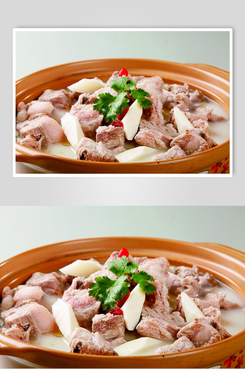 山药炖排骨高清图片素材