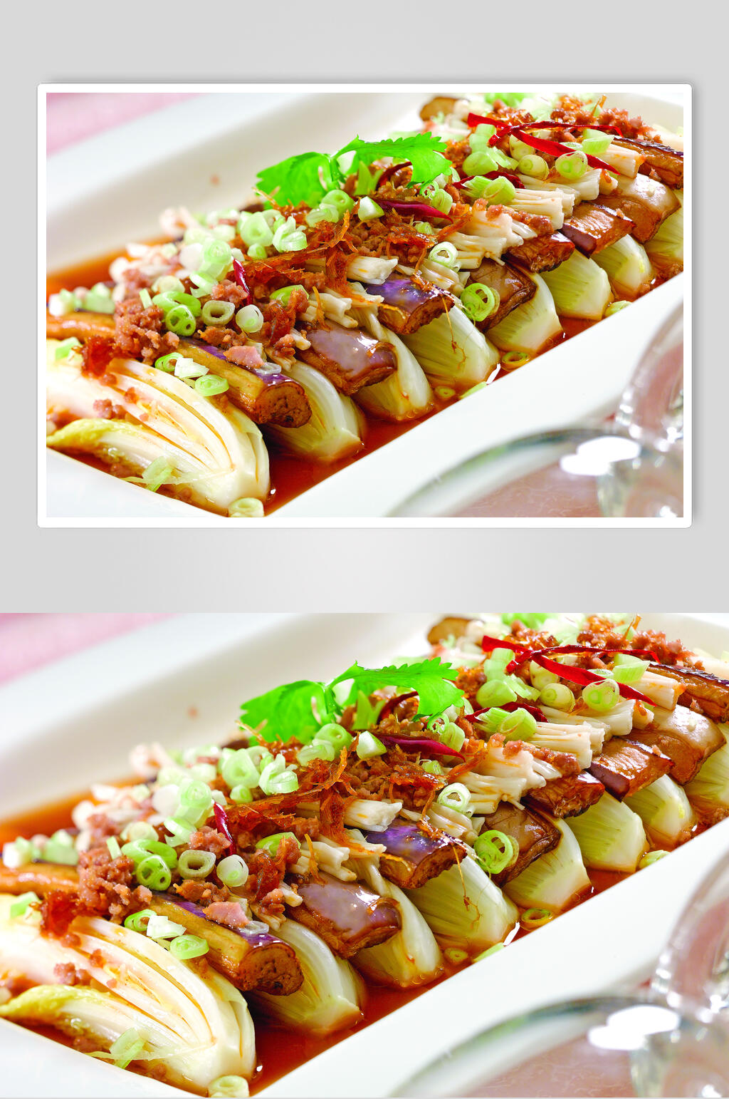 农家蒸四宝高清图片素材