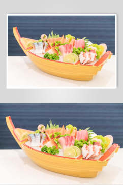 冰镇美味刺身寿司美食图片