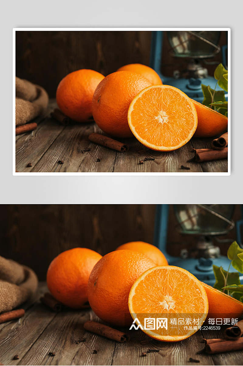 橙子水果食品高清图片素材