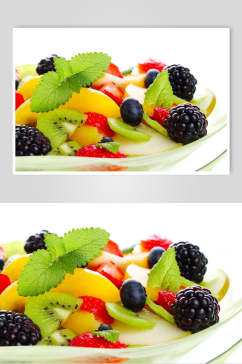 营养水果沙拉食物摄影图片