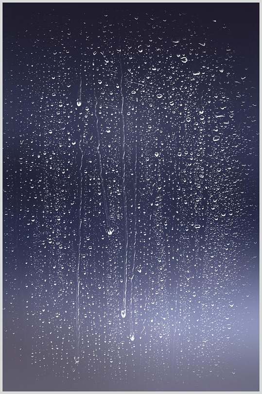 深灰色玻璃雾气水珠图片