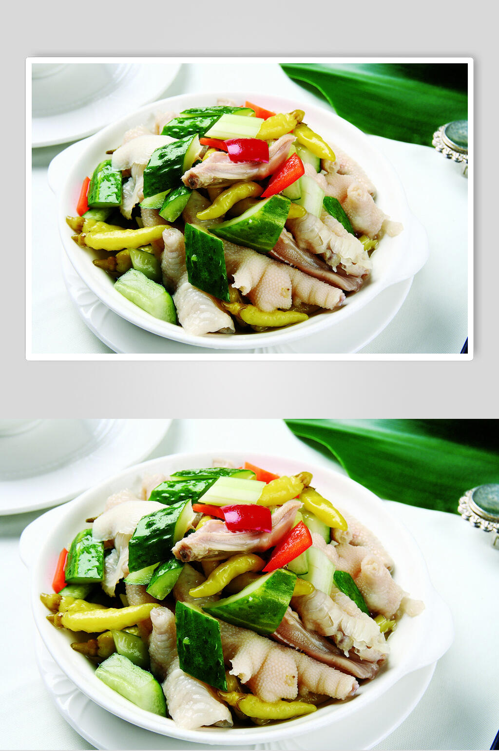泡椒鸡爪泡菜食品高清图片素材