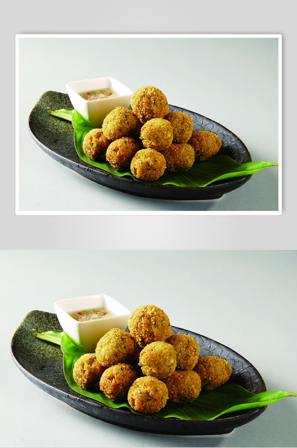 农家素丸子美食摄影图片素材