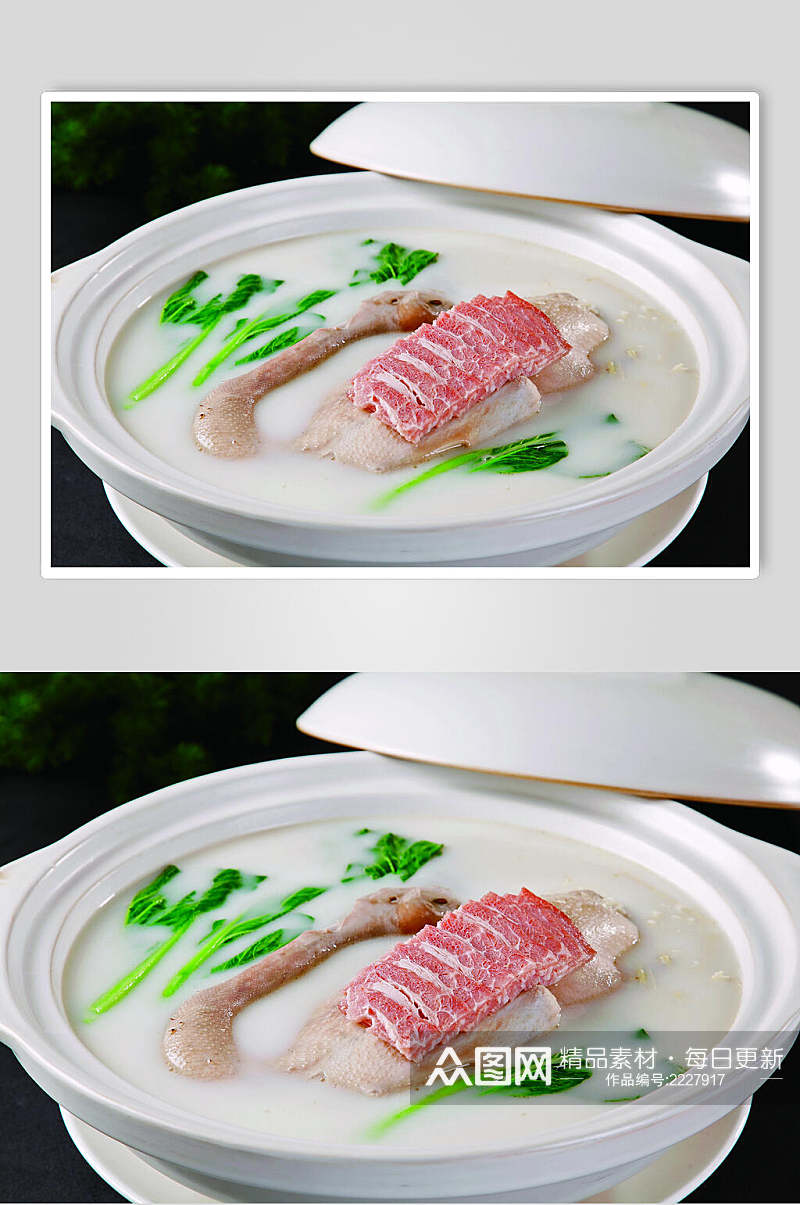 杭州老鸭煲食物摄影图片素材