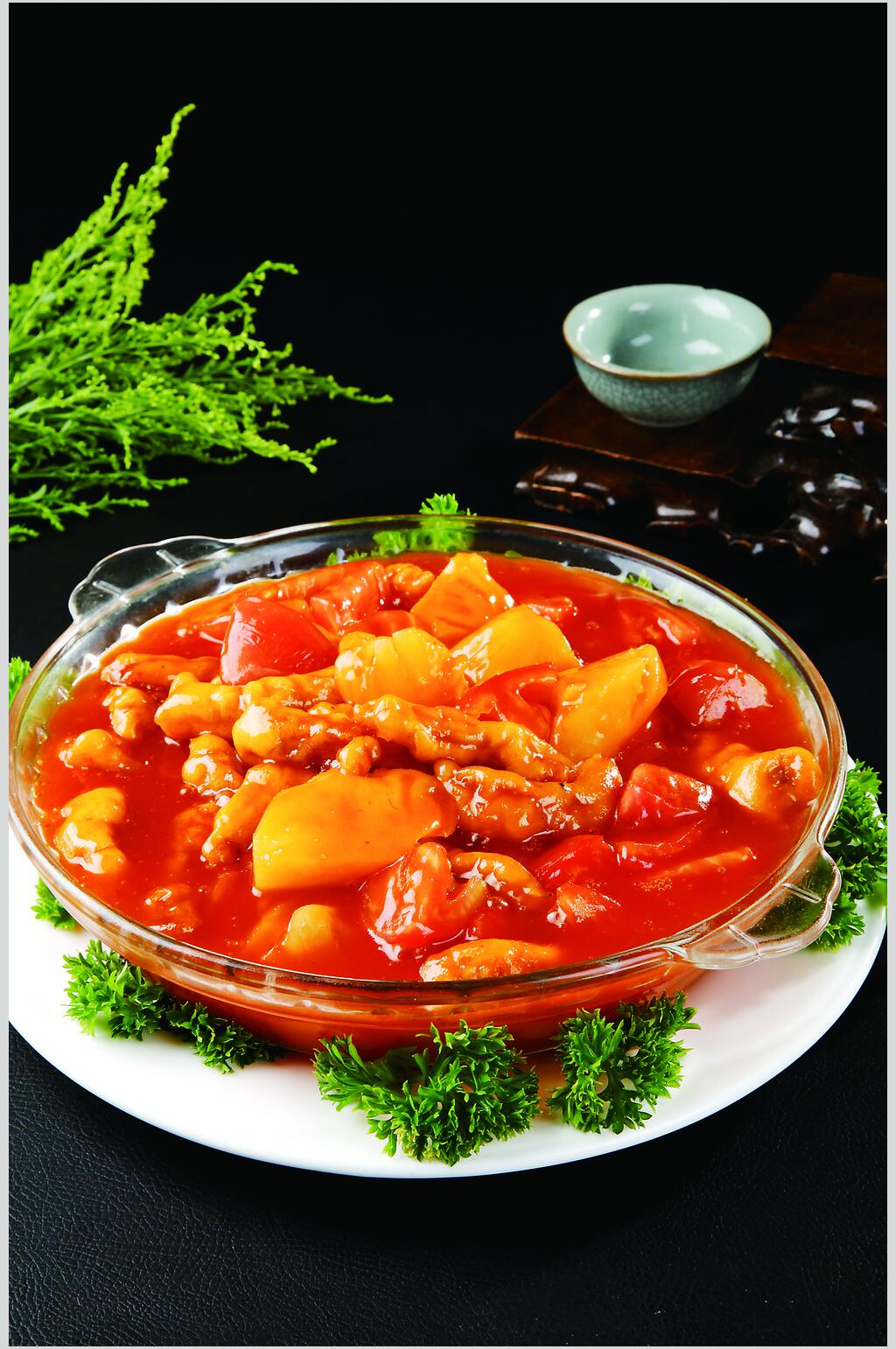 香菠咕咾肉食物高清图片素材