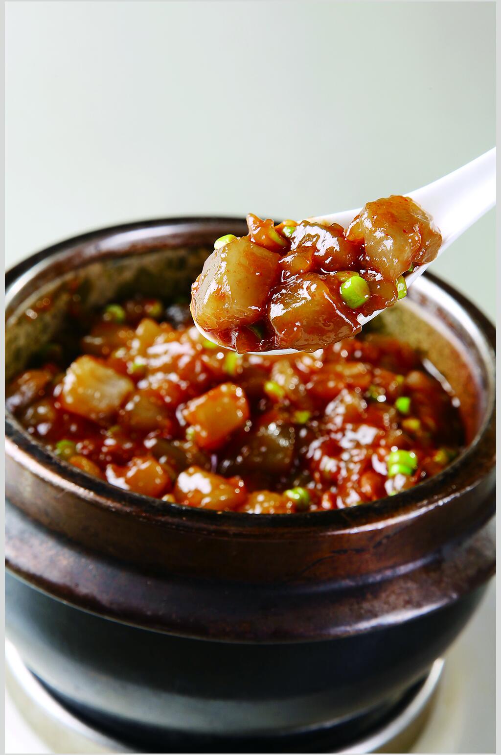 石锅凉粉食物摄影图片素材