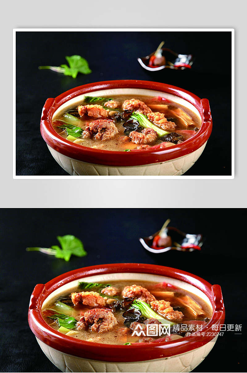 酸汤小酥肉食物高清图片素材
