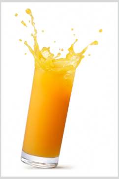 创意橙汁水果果汁食物摄影图片