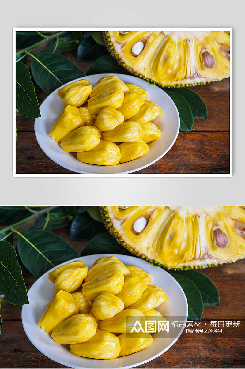 甜蜜菠萝蜜水果食品高清图片素材