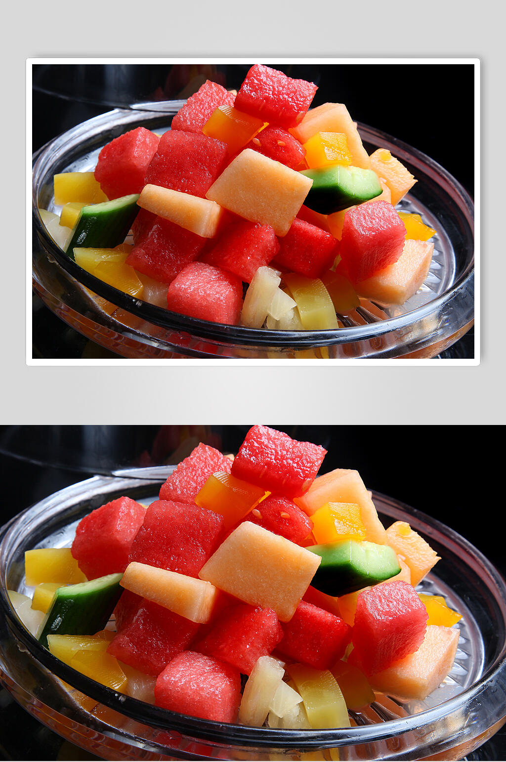 精致水果沙拉食物实拍图片素材