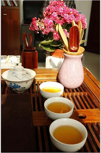 茶文化茶具泡茶食品图片