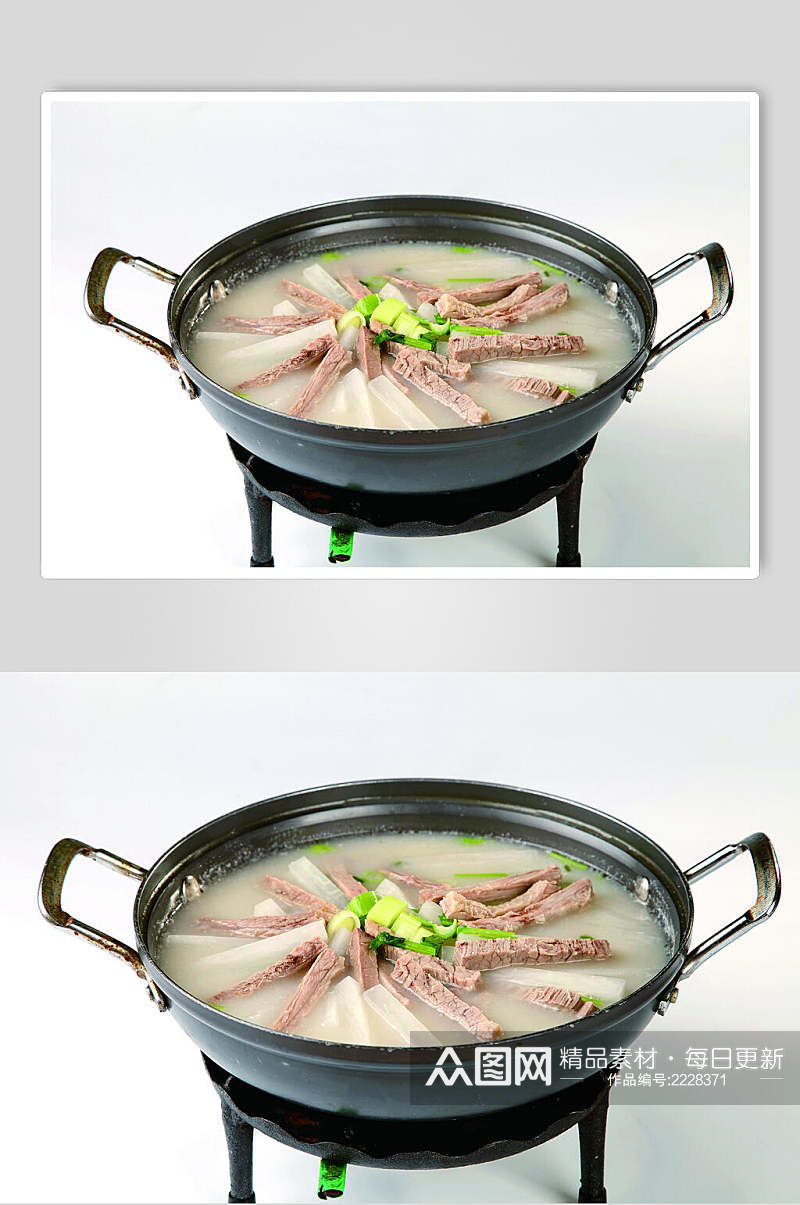 白汤羊肉食物摄影图片素材