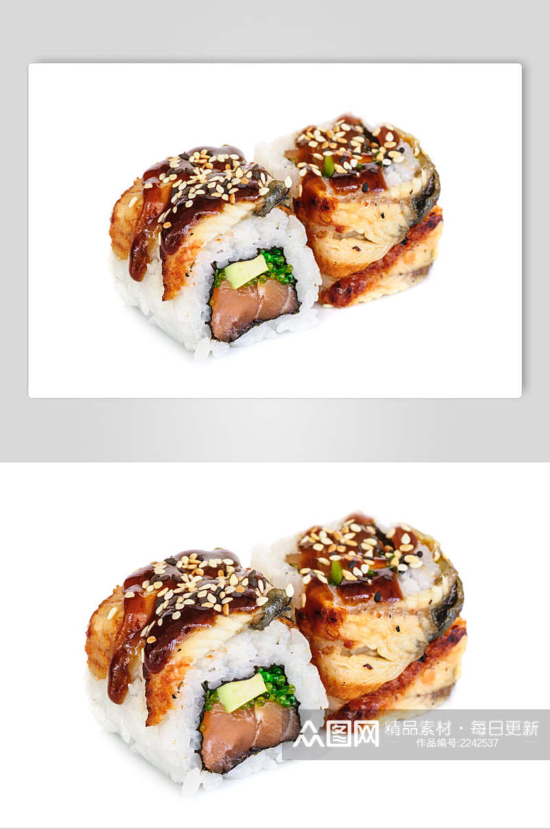 美味酱油寿司餐饮食物图片素材