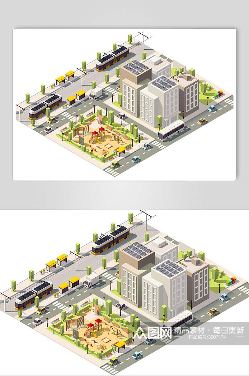 高楼城市建筑素材素材