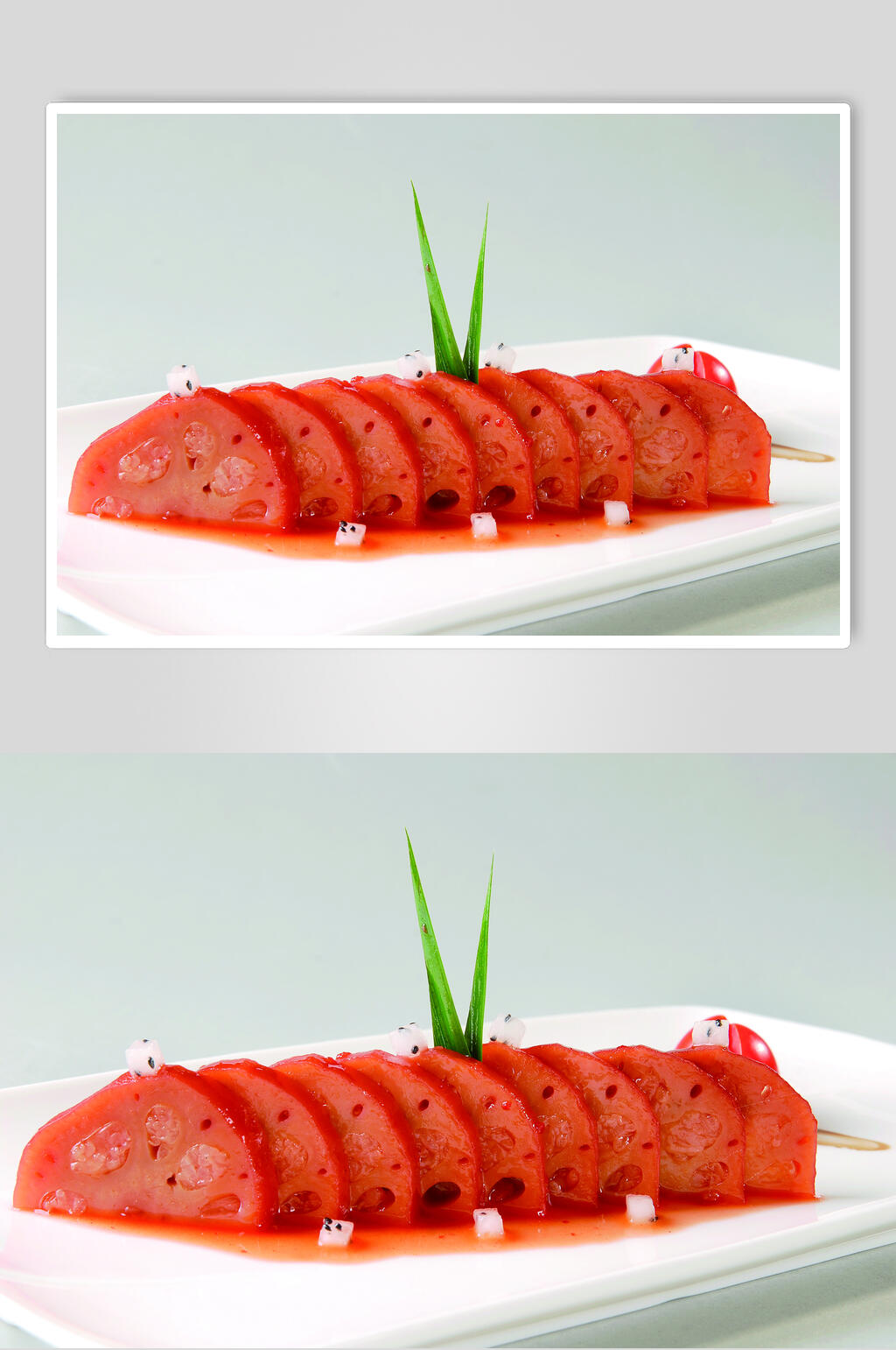 酥香糯米藕食物高清图片素材