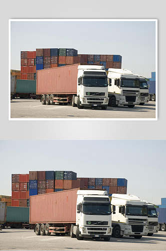 货车货轮船舶集装箱码头港口高清图片