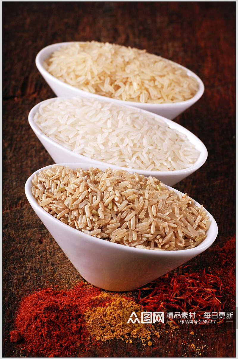 五谷杂粮大米食物图片素材