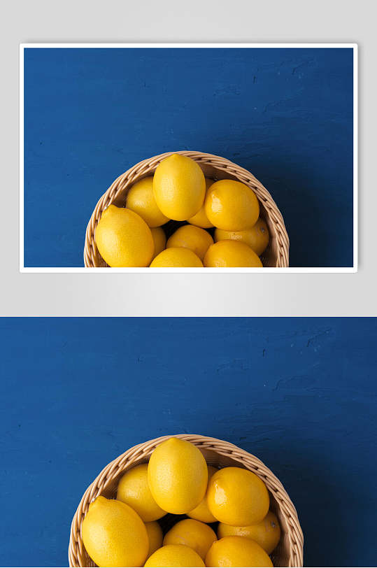 新鲜柠檬水果食品摄影图片