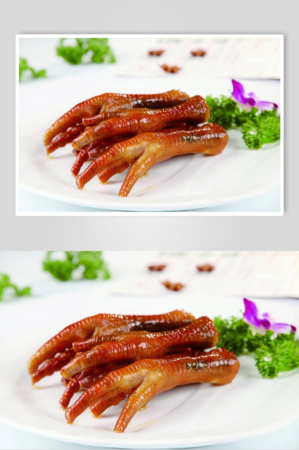 酱熏凤爪食物高清图片素材