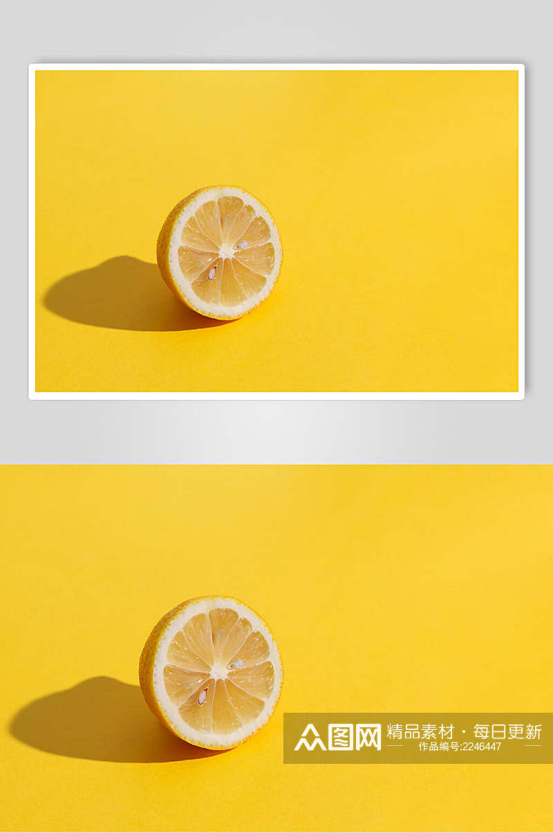 金黄柠檬水果食品高清图片素材