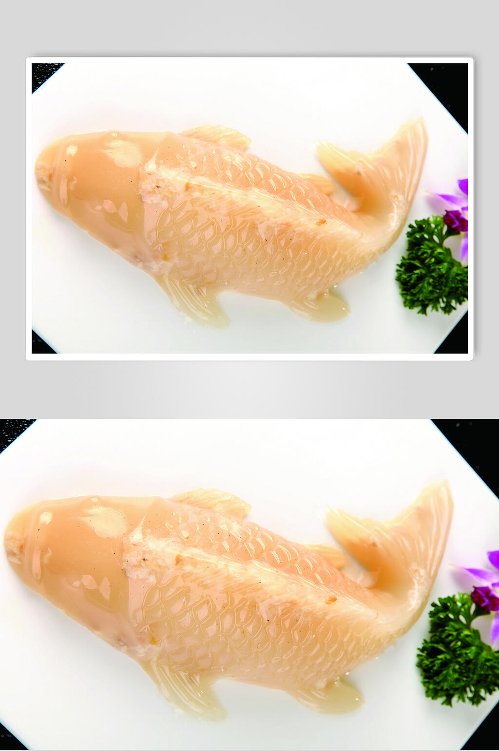 透亮爽鱼冻食物高清图片素材