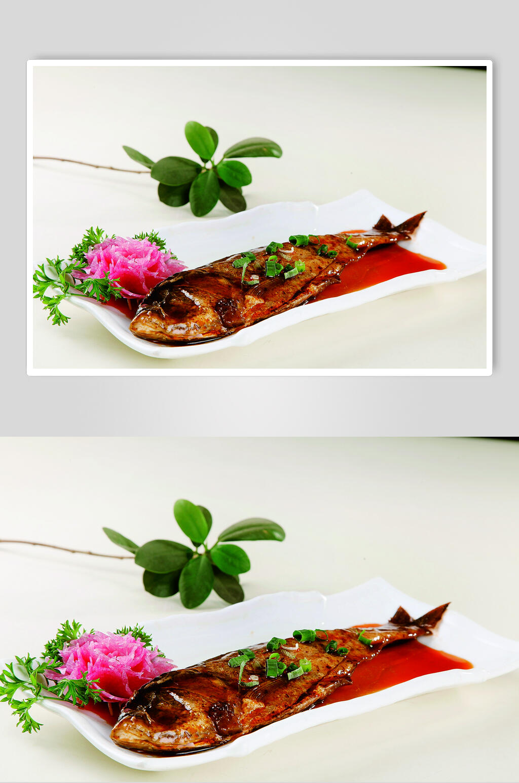 状元秘制鱼食物摄影图片素材