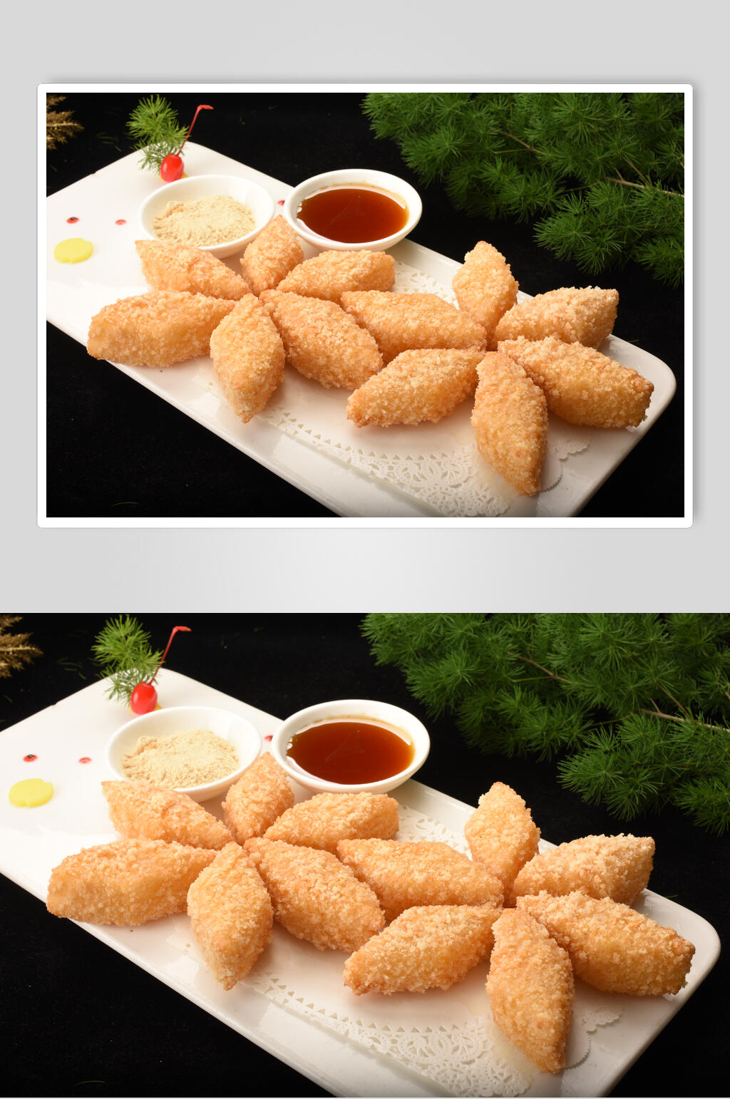 创意美味糯米糍粑食物图片素材