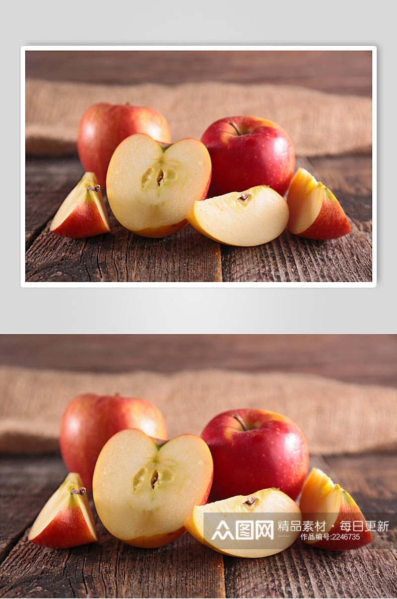 红苹果水果食品摄影图片素材