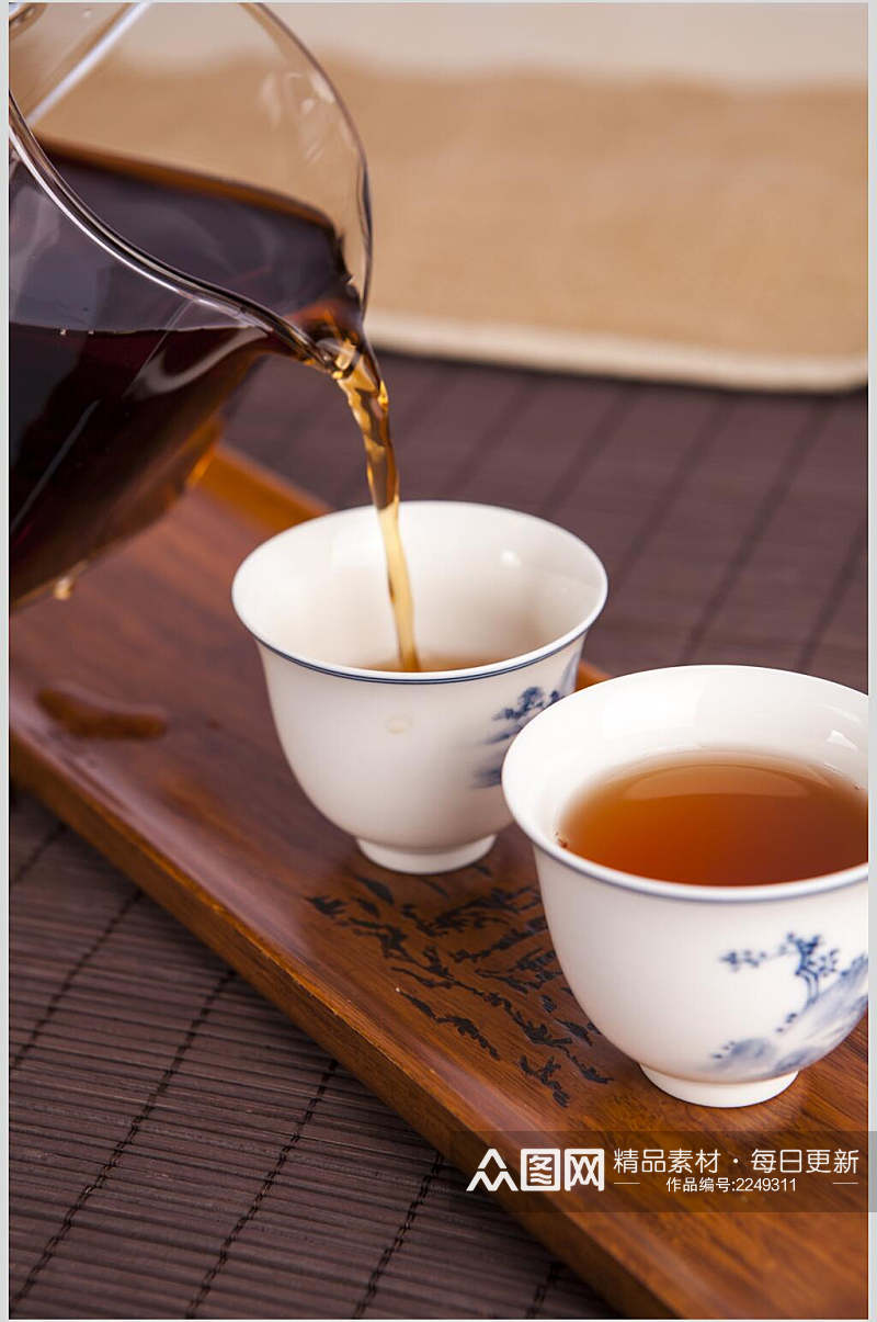 美味茶水茶具泡茶食品图片素材